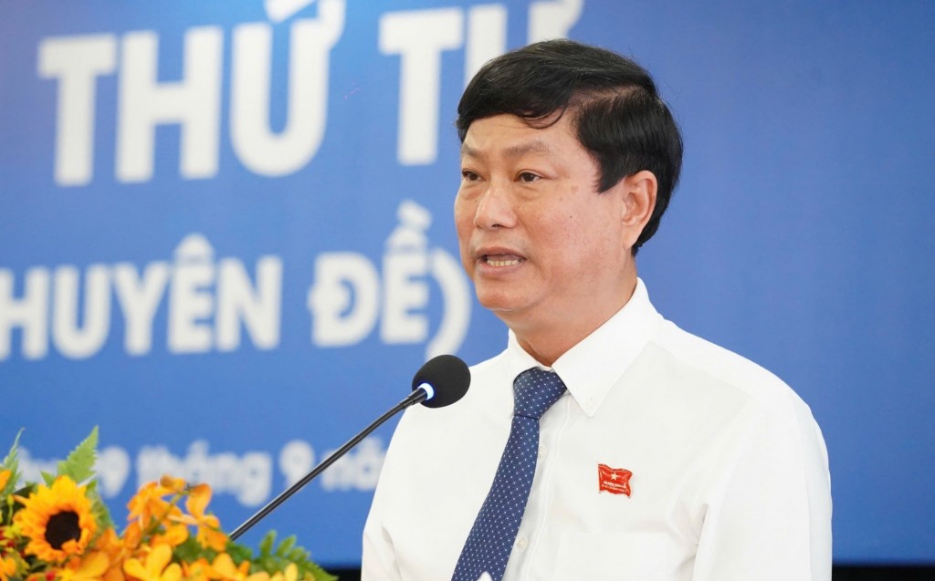 Chủ tịch HĐND TP Hồ Chí Minh Võ Văn Minh phát biểu bế mạc