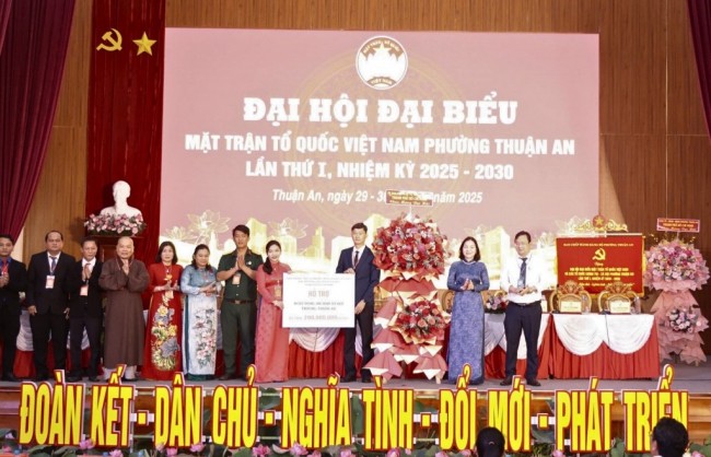 Đại hội MTTQ phường Thuận An đề cao dân chủ, phát huy sức mạnh toàn dân