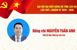 Chân dung đồng chí Nguyễn Tuấn Anh, Phó Bí thư Tỉnh ủy Lào Cai