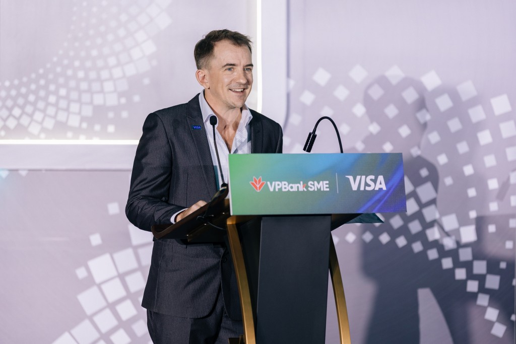 Ông Gareth Parrington - Giám đốc Cấp cao Giải pháp doanh nghiệp và chuyển tiền Visa Đông Nam Á 