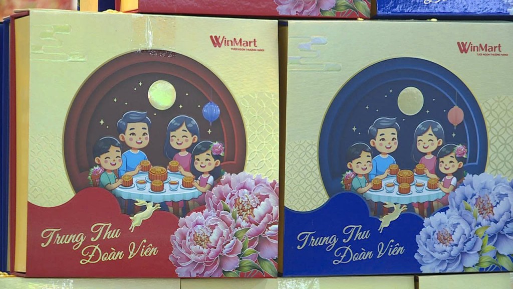 Nhiều mẫu bánh trung thu được chú trọng đầu tư từ mẫu mã đến ý nghĩa nội dung