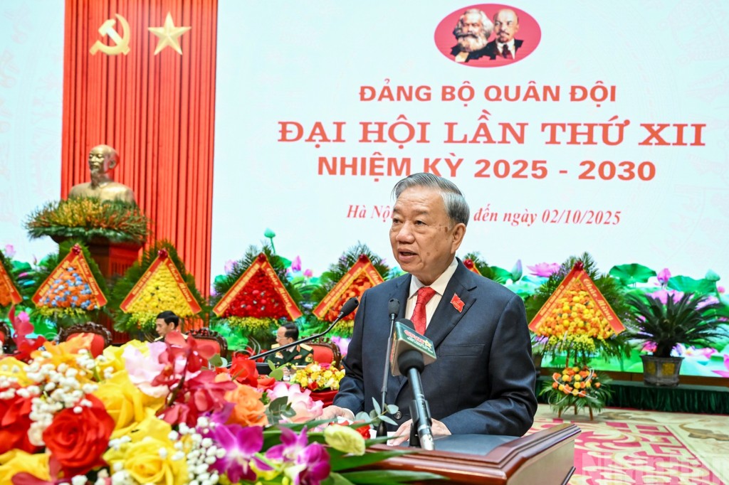 Tổng Bí thư Tô Lâm: Đảng bộ Quân đội và toàn quân cần hội tụ đoàn kết, hội tụ ý chí, hội tụ nhân tài, hội tụ sức mạnh