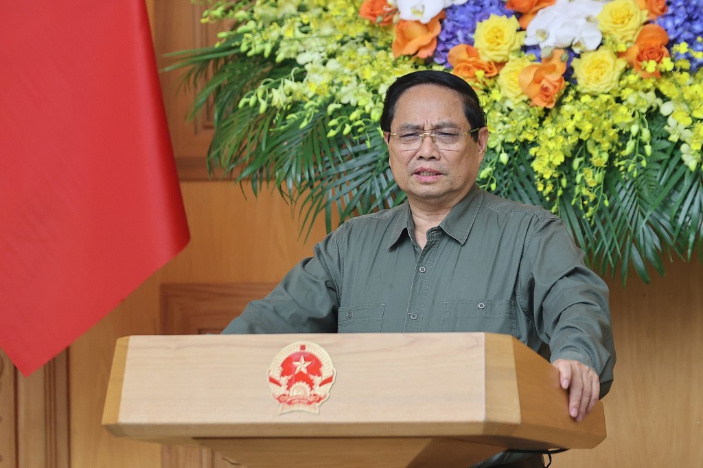 Thủ tướng Chính phủ thẳng thắn chỉ rõ, mặc dù tiếp tục có chuyển biến tốt, song nhiều nhiệm vụ chưa có chuyển biến căn bản - Ảnh: VGP/Nhật Bắc