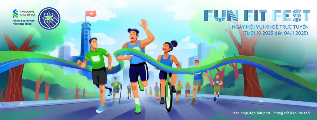 Cùng Standard Chartered hòa nhịp đập bứt phá, lan tỏa điều tốt đẹp khi tham gia “Ngày hội vui khỏe trực tuyến”