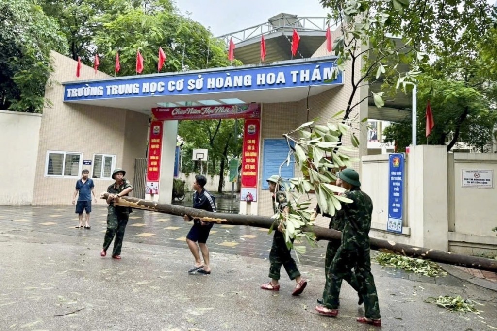 Các nhà trường chủ động phương án học tập khi mưa bão