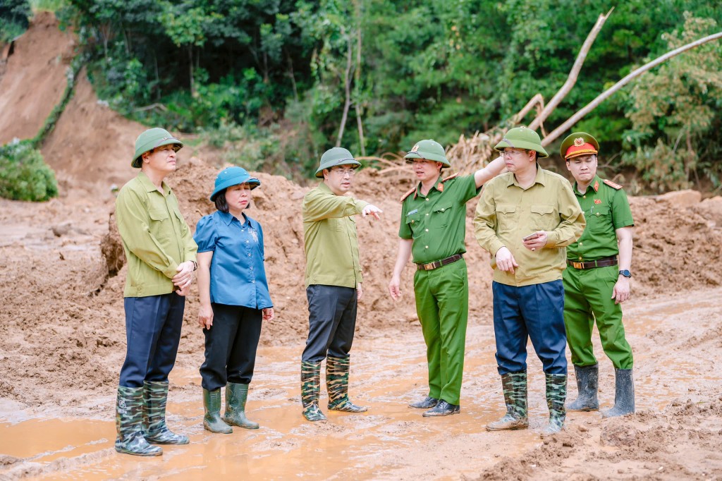 Lãnh đạo tỉnh Lào Cai chỉ đạo khắc phục hậu quả mưa lũ
