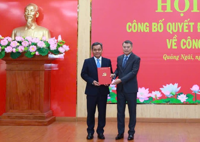 Ông Hồ Văn Niên được chỉ định giữ chức Bí thư Tỉnh ủy Quảng Ngãi