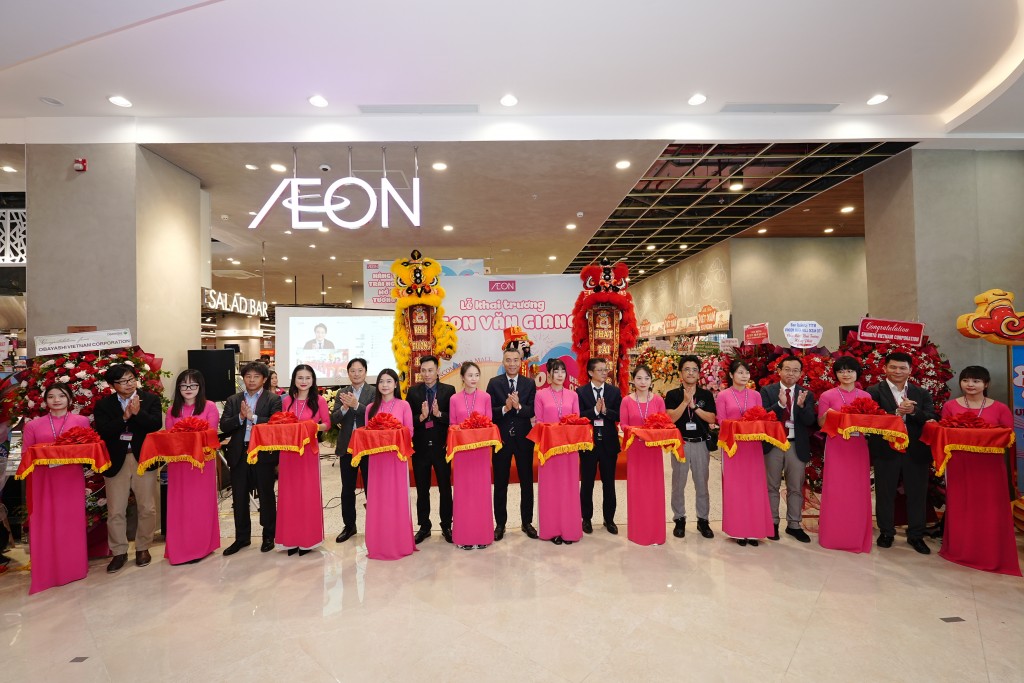 Lễ khai trương Trung tâm Bách hóa Tổng hợp và Siêu thị AEON Văn Giang