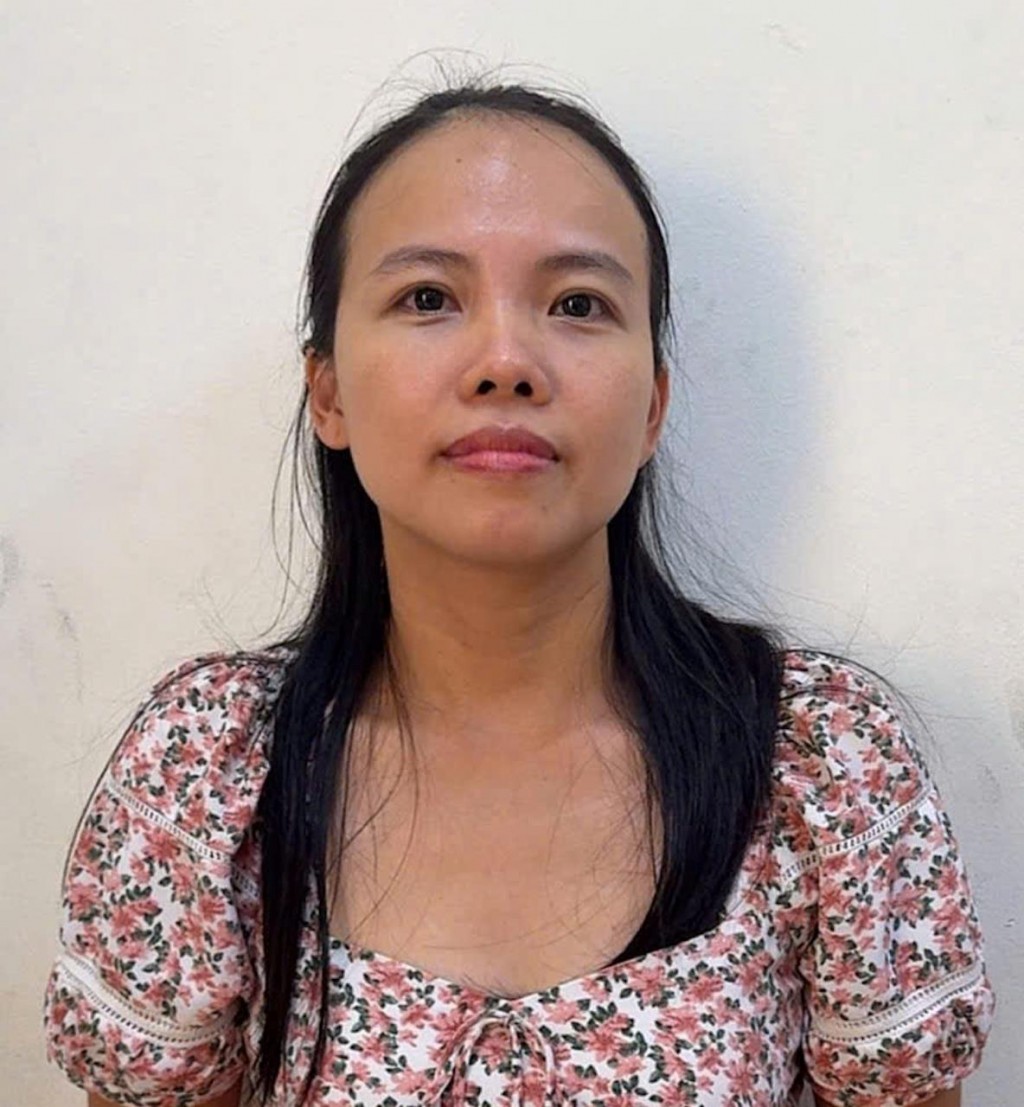 Đối tượng Nguyễn Thị Ngọc Lê  (Ảnh: C.A Đà Nẵng)