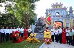 Phường Định Công khánh thành Đền Đầm Sen sau tu bổ, tôn tạo