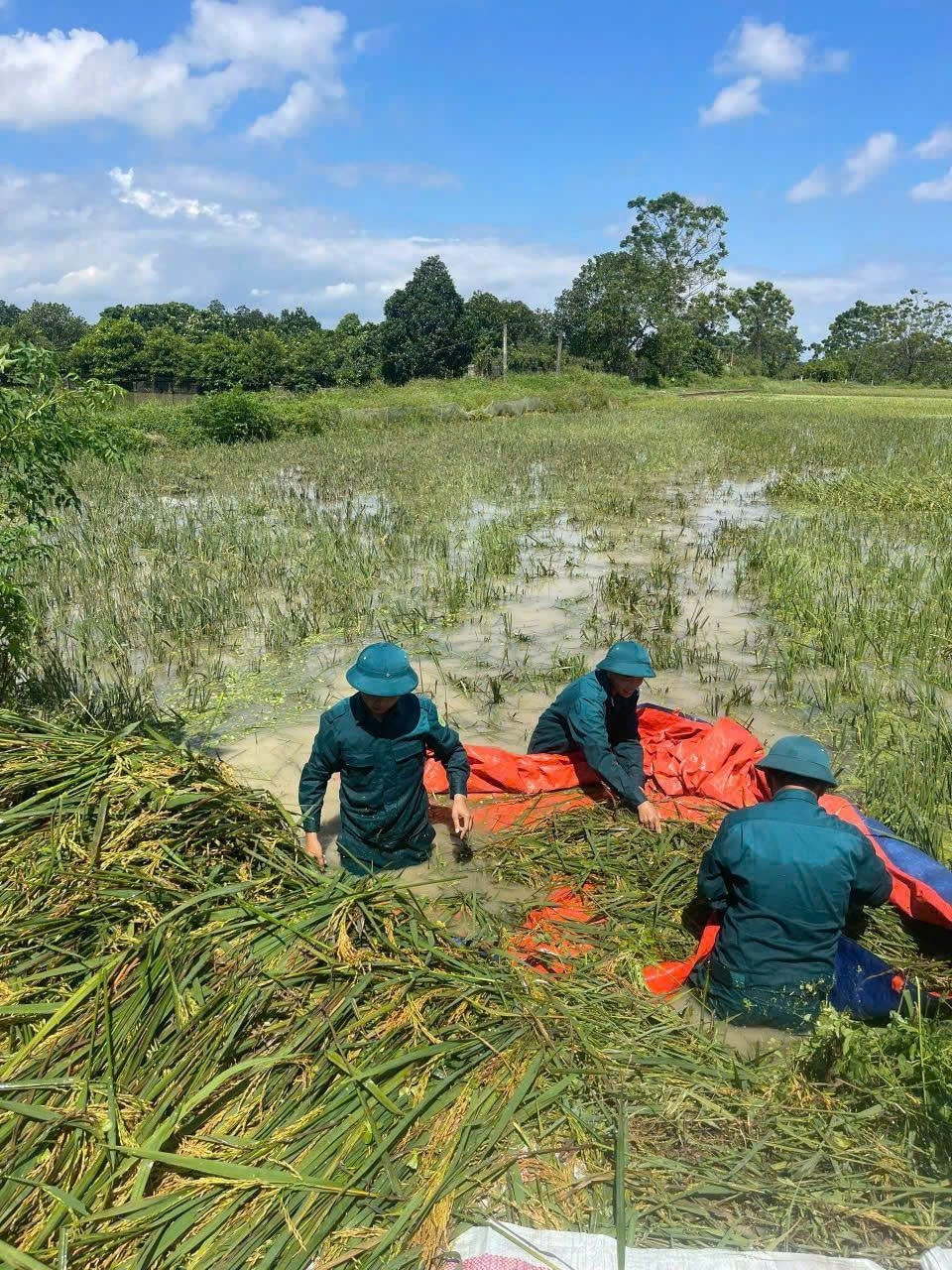 Sự giúp đỡ của cán bộ, chiến sĩ công an, quân đội không chỉ là giúp dân giảm thiệt hại trước thiên tai mà còn tạo mối quan hệ khăng khít, bền chặt