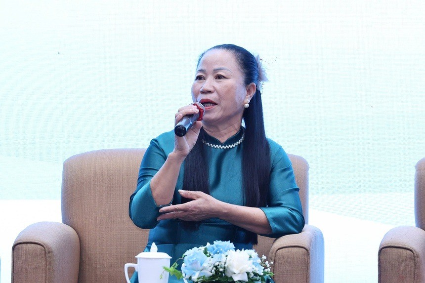 Chị Đặng Thị Đào - Chi hội trưởng Chi hội Phụ nữ thôn 3, xã Xuân Hồng, tỉnh Ninh Bình