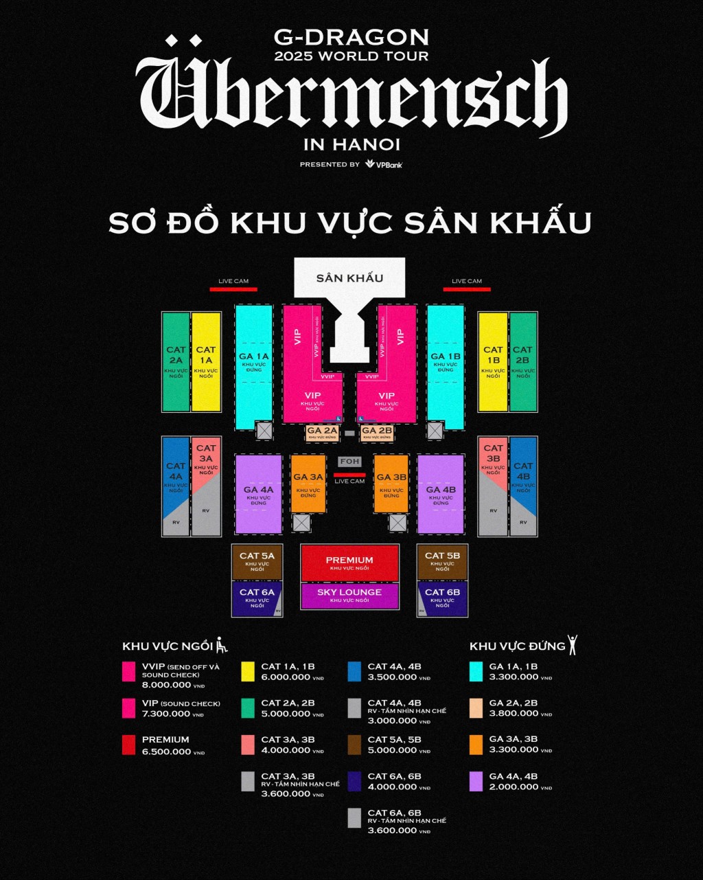 G-DRAGON 2025 WORLD TOUR [Übermensch] biểu tượng toàn cầu chính thức trở lại với chuyển lưu diễn được mong chờ bậc nhất tại các thành phố lớn