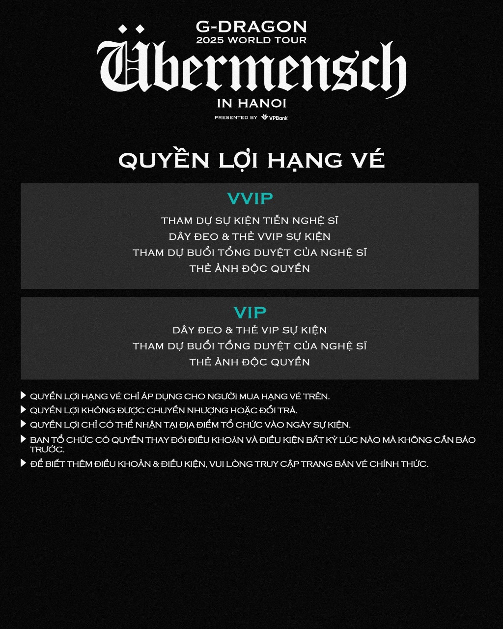 G-DRAGON 2025 WORLD TOUR [Übermensch] biểu tượng toàn cầu chính thức trở lại với chuyển lưu diễn được mong chờ bậc nhất tại các thành phố lớn