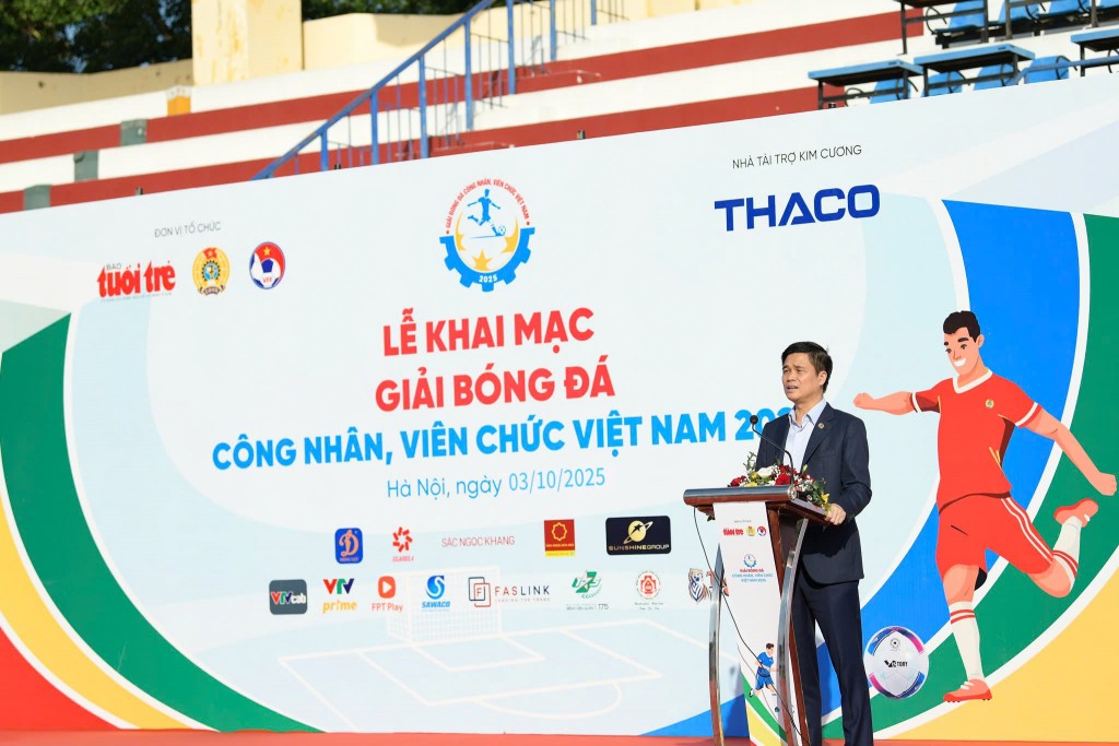 Sôi nổi Giải Bóng đá công nhân, viên chức Việt Nam 2025