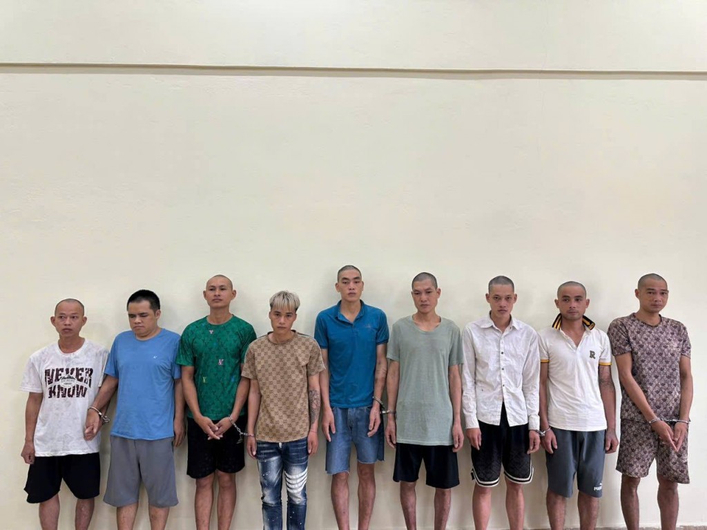 08 đối tượng tại cơ quan Công an
