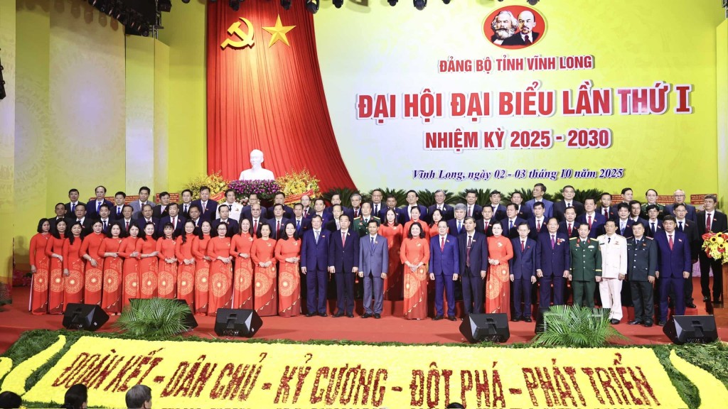 Ban Chấp hành Đảng bộ tỉnh Vĩnh Long lần thứ I, nhiệm kỳ 2025 – 2030