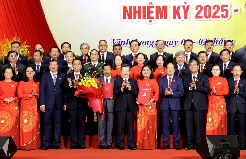 Chân dung Bí thư, các Phó Bí thư Tỉnh ủy Vĩnh Long