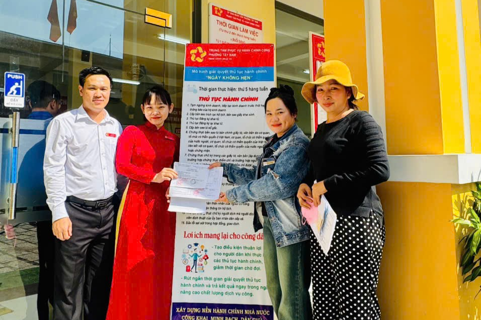 Phường Tây Nam triển khai mô hình “Ngày không hẹn”