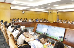 Gần 500 bài dự cuộc thi vẽ tranh “Sân chơi xanh cho tương lai em”