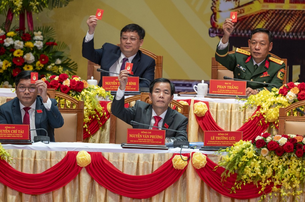 Đại hội thống nhất Đề án nhân sự Ban chấp hành Đảng bộ thành phố Huế khoá XVII nhiệm kỳ 2025 - 2030  