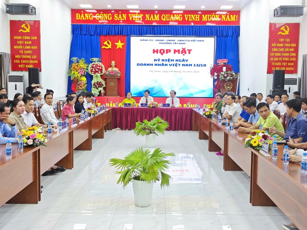 Phường Tây Nam tri ân đóng góp của cộng đồng doanh nghiệp