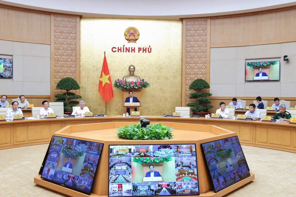 Thủ tướng Phạm Minh Chính chủ trì Hội nghị trực tuyến Chính phủ với địa phương tháng 9/2025, thảo luận về nhiều nội dung quan trọng - Ảnh: VGP/Nhật Bắc