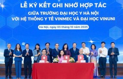 Trường Đại học Y Hà Nội, Vinmec, VinUni - hợp tác xây dựng hệ sinh thái học thuật y tế chuẩn thế giới