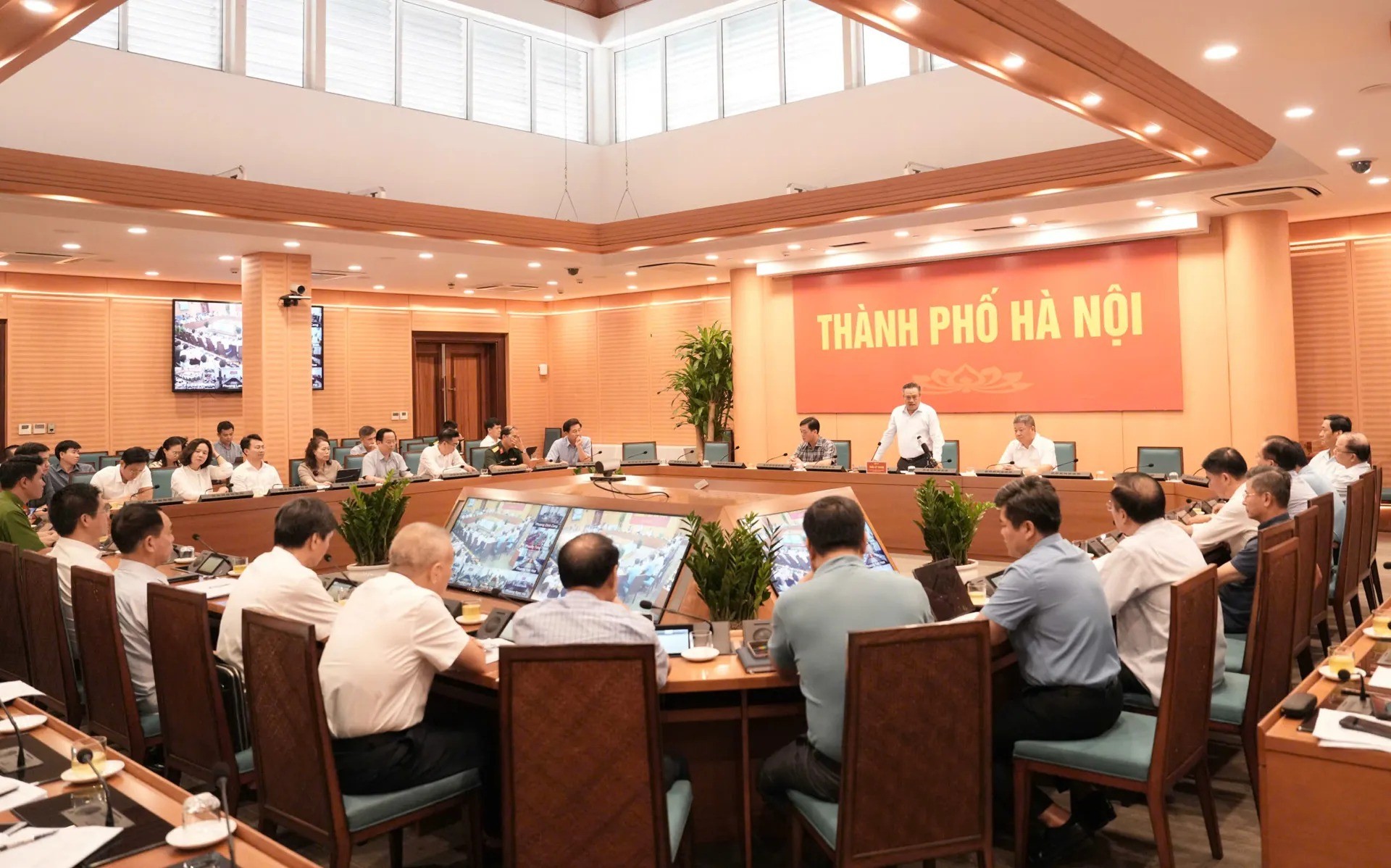  Quang cảnh cuộc họp. Ảnh: Hồng Thái