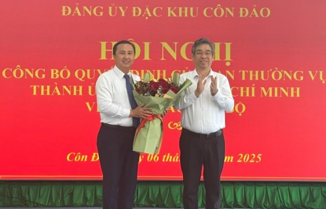 Tân Bí thư Đảng ủy đặc khu Côn Đảo là Ủy viên Ban Thường vụ