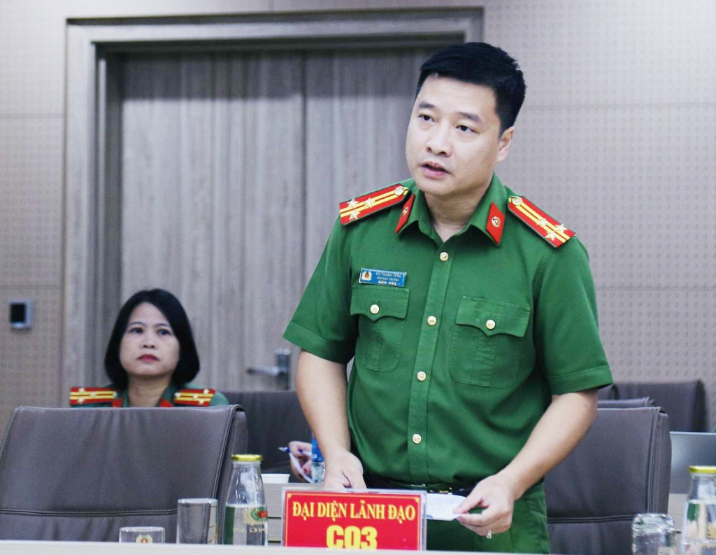 Thượng tá Vũ Thanh Tùng, Cục phó Cục Cảnh sát điều tra tội phạm về kinh tế, tham nhũng, buôn lậu thông tin về vụ án.