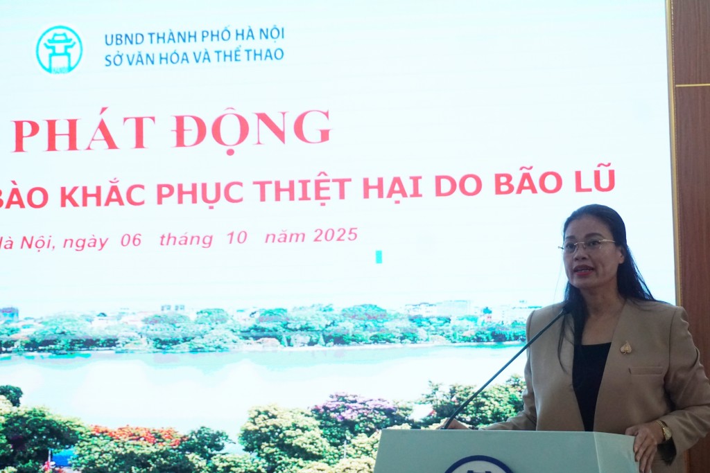 Sở VH&TT Hà Nội phát động ủng hộ đồng bào, khắc phục thiệt hại do bão lũ