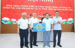 Đồng hành cùng chính quyền cơ sở trong công cuộc chuyển đổi số