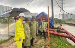 Lãnh đạo TP thị sát, chỉ đạo tập trung ứng phó mưa, lũ
