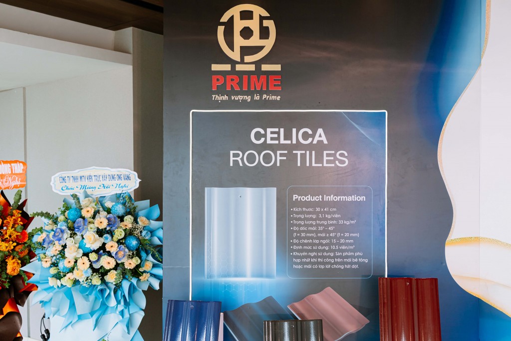 CELICA - ngói tráng men dành cho kiến trúc hiện đại cao cấp và cảm hứng Nhật Bản, nổi bật với biên dạng cong mang cảm hứng “dòng chảy” và bề mặt hoàn thiện tinh xảo.