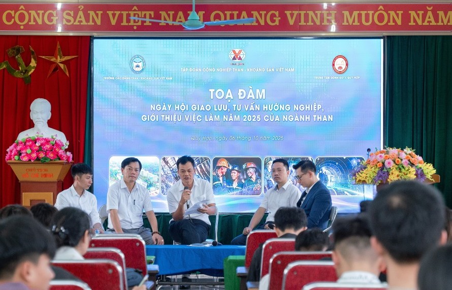 Thắp lửa đam mê nghề mỏ hầm lò cho thế hệ trẻ