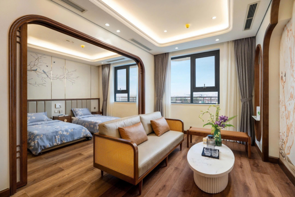 Phòng VIP trong gói ở cữ tại Phương Đông “xịn sò” như trong resort cao cấp