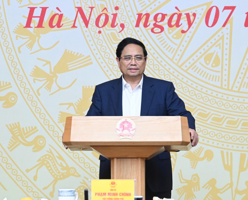 Thủ tướng Chính phủ lưu ý phải xây dựng kế hoạch, lộ trình cụ thể thực hiện các nhiệm vụ - Ảnh: VGP/Nhật Bắc