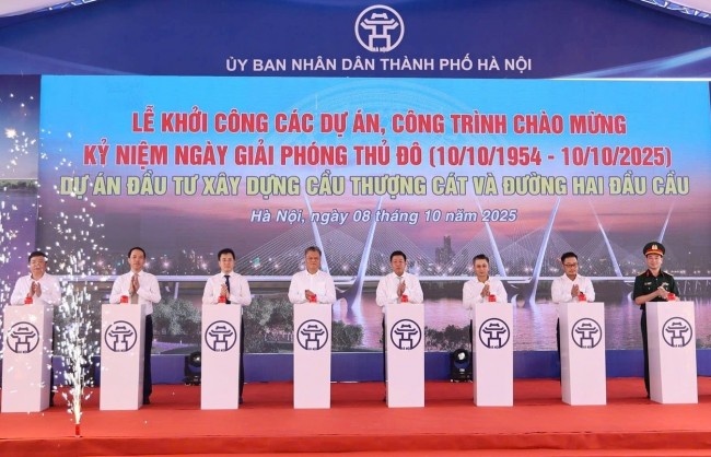 Khởi công xây dựng cầu Thượng Cát, tổng mức đầu tư hơn 7.000 tỷ