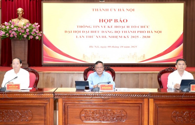 Ứng dụng công nghệ, đổi mới tổ chức Đại hội Đảng bộ TP Hà Nội lần thứ XVIII