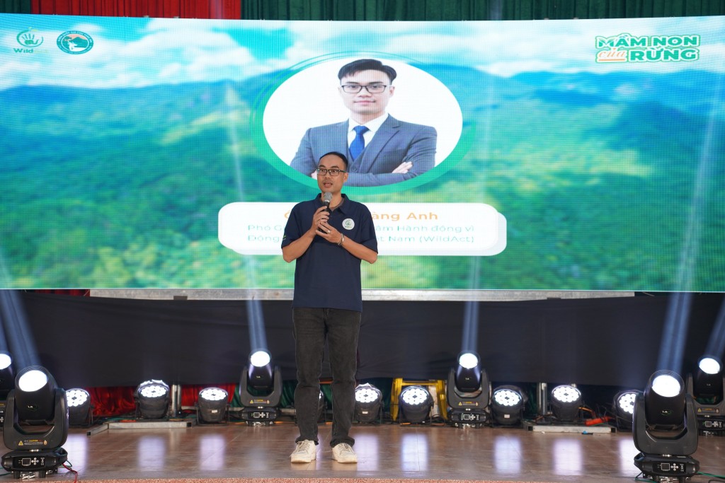 Ông Đỗ Hoàng Anh - Phó Giám đốc Trung tâm hành động vì động vật hoang dã Việt Nam