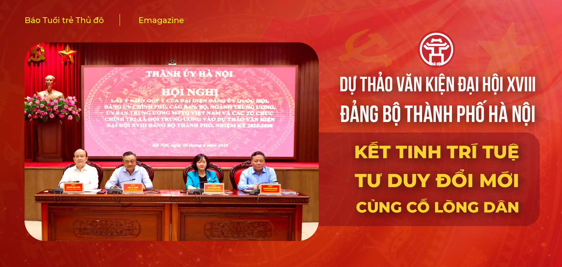 Kết tinh trí tuệ, tư duy đổi mới, củng cố lòng dân