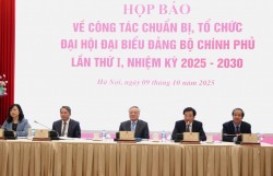 Họp báo về công tác chuẩn bị, tổ chức Đại hội Đại biểu Đảng bộ Chính phủ lần thứ 1