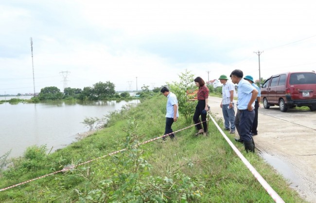 Sẵn sàng kích hoạt phương án bảo vệ đê trong mọi tình huống