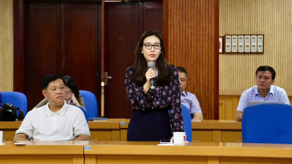 Đại biểu chia sẻ ý kiến tại chương trình 