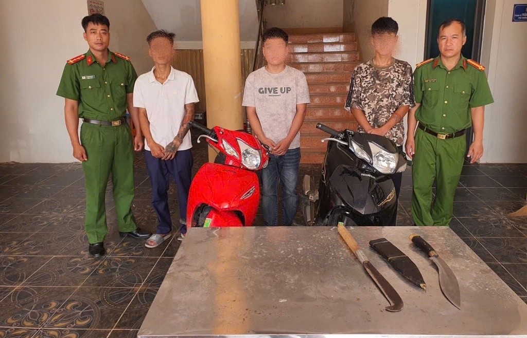Xã Hợp Minh (Nghệ An): Bắt giữ nhóm đối tượng côn đồ