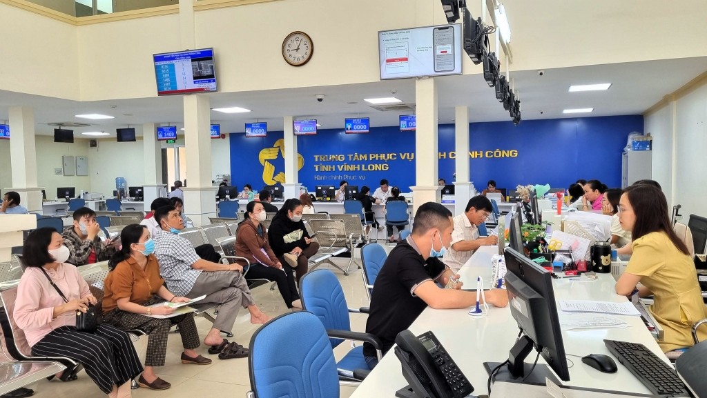 Trung tâm dịch vụ hành chính công tỉnh Vĩnh Long nâng cấp chính quyền số 3.0