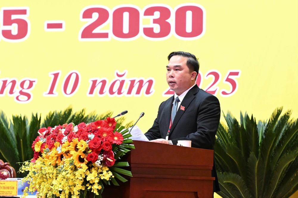 Các đại biểu tiếp tục phần tham luận, thảo luận báo cáo chính trị tại Đại hội đại biểu Đảng bộ tỉnh lần thứ I, nhiệm kỳ 2025-2030 Các đại biểu tiếp tục phần tham luận, thảo luận báo cáo chính trị tại Đại hội đại biểu Đảng bộ tỉnh lần thứ I, nhiệm kỳ 2025-2030