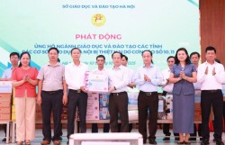 Ngành Giáo dục Hà Nội phát động ủng hộ học sinh vùng lũ