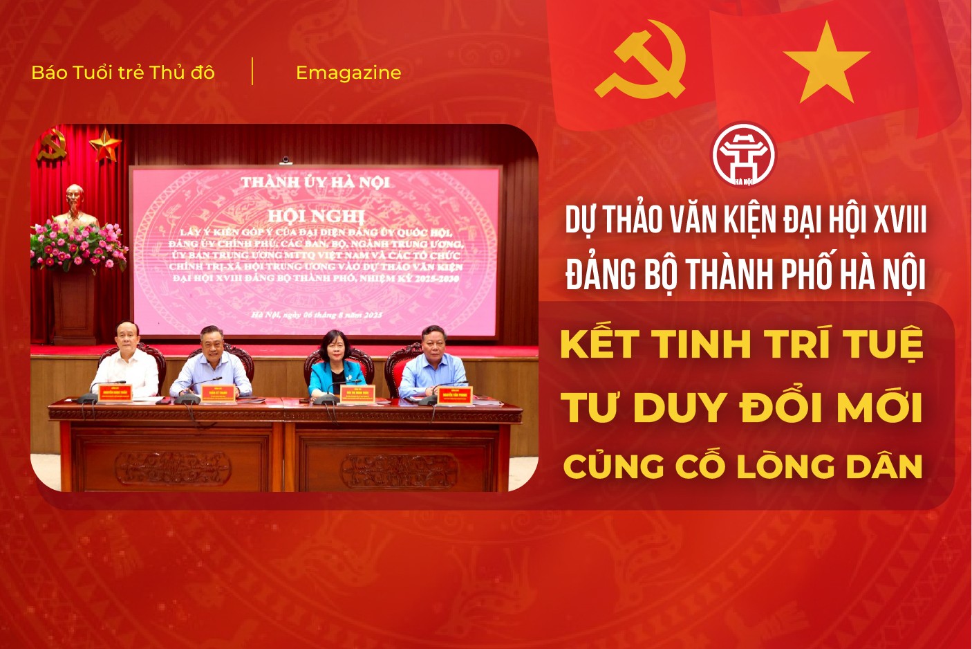 Kết tinh trí tuệ, tư duy đổi mới, củng cố lòng dân